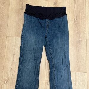 GAP Maternity Women's Blue Stretch Denim Jeans - Classic Everyday Fit